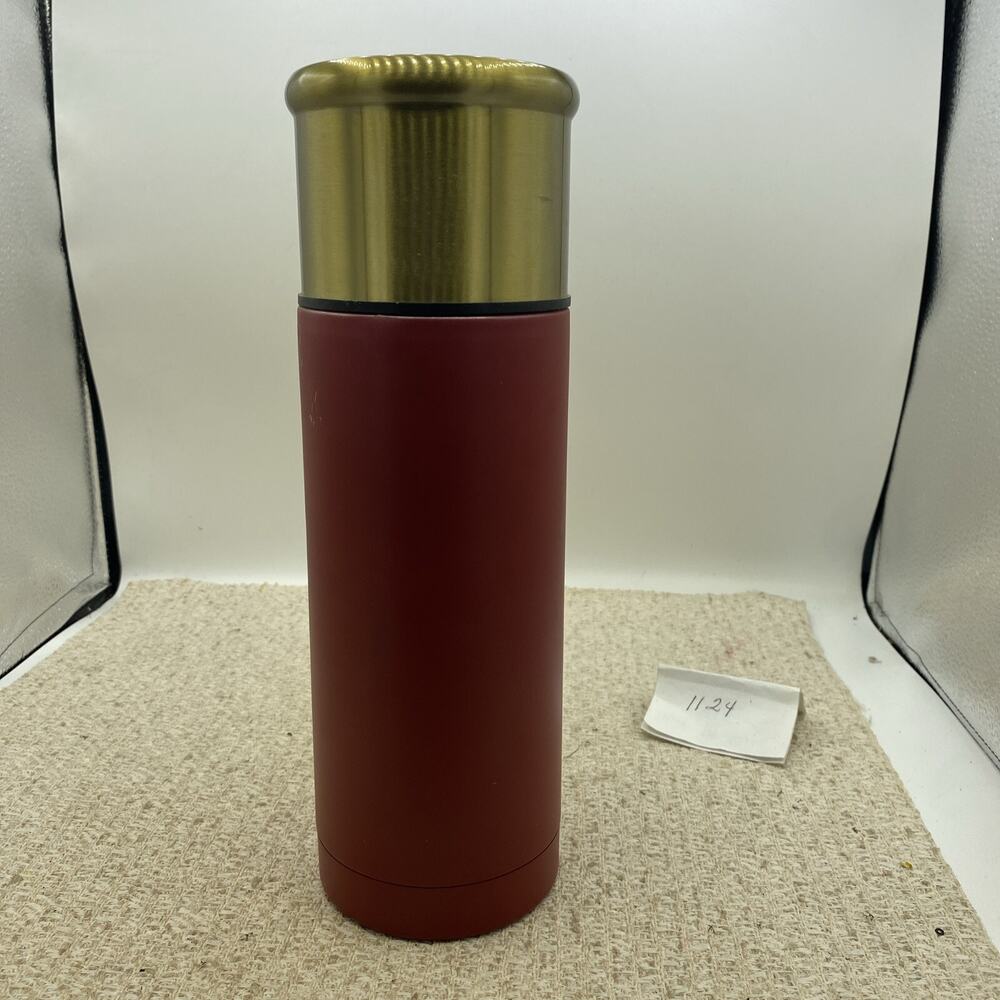 shotgun shell thermos 12"X4" by maxan steel lining.